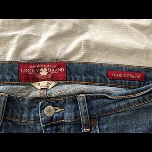 Lucky brand Charlie straight med blue wash jeans